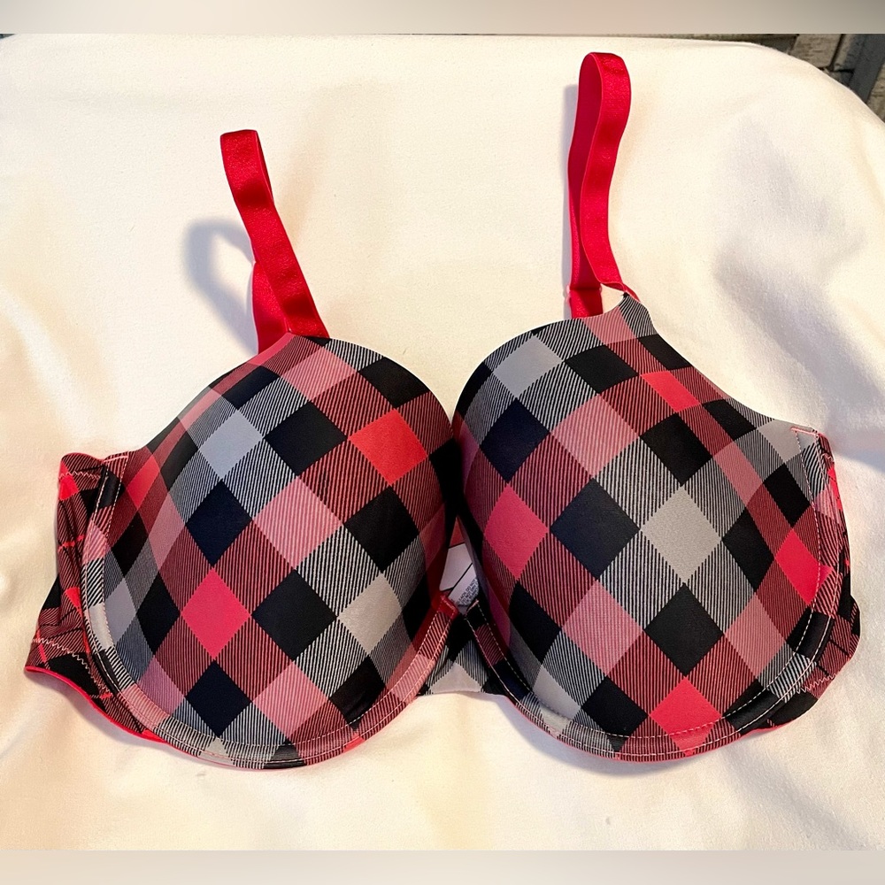 *EUC* VICTORIA’S SECRET PINK Underwire T-Shirt Bra - Lined Demi Bra - 36DD